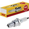 NGK Candela accensione 5122 Raccordo-SAE svitabile Elettrodo centrale-Nichel 1 Elettrodo di massa schermato/a 5 kOhm con sede-tenuta piatta Apertura chiave: 20,8 mm Lunghezza filettatura: 19,0mm