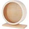 Kerbl Pet Ruota per criceti in legno, Ø 29cm, con superficie in sughero, chiusa, sicura, delicata sulle unghie, silenziosa, ideale per criceti e altri piccoli roditori