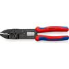 KNIPEX Pinza per capicorda in confezione Self-service verniciata nera con impugnature multicomponente 240 mm, 97 22 240 SB