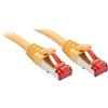 Lindy Cavo di rete S/FTP Cat.6, Giallo 1.5m