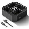 NEEWER Caricabatterie NP-FZ100 4 Canali Compatibile con Sony A7 IV A9iii A1 A7R V A7Cii A6700 ZV-E1 FX3 FX30, Ricarica Rapida PD 45W, Caricatore Batteria con Display Batteria, Cavo USB C PD 60W, NW-Z4