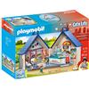 PLAYMOBIL City Life 70111 Ristorante Portatile, Scatola da Gioco Apribile e Trasportabile con Manico, Giocattolo da Viaggio, Giocattolo per Bambini da 4 Anni in su