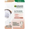 L'OREAL ITALIA SpA DIV. CPD Garnier Maschera in Tessuto Nutriente Illuminante NutriBomb, Ideale per Pelli Secche e Spente, Arricchita con Latte di Cocco e Acido Ialuronico, 28 g