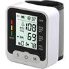 ThreeH Monitor della Pressione Sanguigna Polsino Digitale BP Macchina Automatica della Pressione Sanguigna per uso Domestico Grande Display LCD lettura Memoria Custodia Portatile per il Trasporto