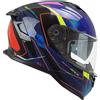 Cgm Casco Moto Integrale CGM 363G SHOT RACE Blu Viola Rosso