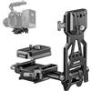 NEEWER Piastra per Batteria V Mount Pieghevole con Piastra Base Arca per RS4 Gimbal, Treppiede e Piastra Sgancio Rapido PD, DSLR Camera Video Rig Compatibile con SmallRig V Lock Battery e Cage, PS015