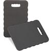 Relaxdays Set da 2 Poggia Ginocchia, Officina, Supporto per Lavori da Giardinaggio, Tappetino Yoga, LxP 40x26, Nero