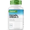 vit4ever Omega 3 - 420 Capsule - Alto dosaggio - Testato in Laboratorio | 4000 mg di Olio di Pesce al giorno con EPA e DHA in forma di trigliceridi di alta qualità - Purificato e da pesca sostenibile