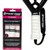 Padel Vibes® BOLD ComfortMax™ Overgrip | Overgrip perforato ed ergonomico per paddle, tennis, badminton, squash, racketball, assorbe il sudore, antiscivolo, durevole (3, bianco)