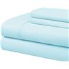 Cathay Home 90 gsm Solid Sheet Set, Queen, Aqua
