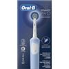 Oral-B Pro Vitality Spazzolino Elettrico Blu, con 1 Testina, Progettato da Braun