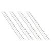 sossai® Griglia di ventilazione in alluminio - Alucratis (4 pezzo) | Rettangolare - dimensioni: 37,5 x 2,4 cm | Colore: bianco | areazione