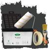 PECTRO Pittura Mano Unica 4L (6,3kg) Set con rullo, pennello, griglia e nastro in carta - Pittura per Interni Lavabile per Pareti e Soffitti - Monomano per Camere e Soggiorni