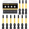 DAKCOS T20 Bit lungo, Torx Bit T20, assortimento di punte S2, punta di avvitamento 1/4 asta esagonale (lunghezza 50 mm, 10 pezzi)