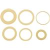 LT Easiyl 6 anelli adattatori in ottone per sega, 25,4 x 20 mm, 25,4 x 16 mm, 22 x 20 mm, 22 x 16 mm, 20 x 16 mm, 16 x 10 mm, boccola in ottone