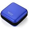 LIOVODE, Custodia per CD, in Eva, arganizer da 48 capacità per Contenere Dvd, Portafogli per Dischi, Supporti di Raccolta, per la casa e l'auto (48 capacità, Blu48)
