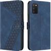 OKZone Cover per Samsung Galaxy A02S/M02S, Custodia in Pelle Samsung A02S/M02S, Antiurto Cover a Libro Galaxy A02S/M02S Magnetica Portafoglio Folio PU Pelle Flip Caso con Wallet Case Cover (Blu)