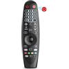 Awanber Remplacement Télécommande avec Retroilluminata pour LG TVs, Universelle Infrarouge Télécommande pour Tout Le LG Téléviseurs avec Netflix, Video Boutons (Aucune Fonction de Voix et de Pointeur)