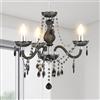 GyroVu Lampadario per Soggiorno, Mini Lampada a Sospensione con 3 Luci in Acrilico con Catena Regolabile, Lampada da Soffitto Rosa per Sala da Pranzo, Soggiorno, Camera da Letto