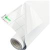 FEOMOS Pellicola Oscurante per Finestre, Colore Bianco, Statica, Oscurante al 100%, Pellicola Oscurante per la Stanza, per la Privacy, il Giorno, il Sonno, Blocco Solare, 60cm x 300cm