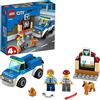 LEGO City Unità Cinofila della Polizia, Macchina Giocattolo con Figura del Cane, Giochi per Bambini di 4+ Anni, 60241