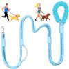 O·Lankeji Guinzaglio per Cani, lunghina Cane 1.5/2m, Riflettente Guinzaglio addestramento per Cani, Doppio Manico Imbottite Resistente Nylon Guinzaglio
