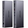 VENTION Docking Station DisplayLink per MacBook M1/M2/M3/M4, Docking Station USB