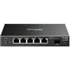 TP-LINK SWITCH 6P GIGABIT TP-LINK SG2206MP CON 5P GIGABIT RJ45 (DI CUI 4P POE+) + 1P SFP