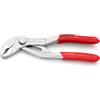 KNIPEX Cobra Pinza regolabile di nuova generazione per tubi e dadi cromata Rivestiti in resina sintetica antiscivolo 125 mm, 87 03 125