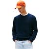 Tommy Jeans Uomo Pullover Cable Knit Sweater con Motivo a Trecce, Blu (Dark Night Navy Tonal), XL
