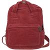 Makukke Zaino da donna piccolo, in corda, zaino da città, zaino da donna, zaino per casual, scuola, viaggi, escursioni, lavoro, Colore: rosso, 4.7 x 9.5 x 10.2 inches, Elegante o alla moda