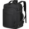 ENZOSUM Zaino Ryanair 40x20x25,20L Bagaglio a Mano Aereo Zaino da Viaggio | Zaini Casual per Donna Uomo Borsa da Cabina per Voli Zaini Casual 14 Pollici Porta PC,Nero
