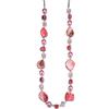 BULINLIN Collana lunga da donna con perle in stile boho, in argento, per anniversario di matrimonio, gioiello alla moda, Resina Vetro Perla