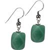 Treasure Bay TreasureBay Splendidi orecchini pendenti fatti a mano con pietre preziose naturali per donne e ragazze, realizzati con gancio in argento Sterling, regalo per lei, Gemma, Agata