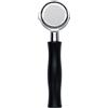 Normcore Portafiltro senza fondo da 51 mm compatibile con macchine La Pavoni Lever Millennium prodotte dopo agosto 2000, portafiltro nudo con manico in alluminio anodizzato nero