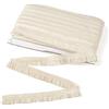 Cheriswelry Nastro di pizzo in poliestere con frange e nappe, 20 m, per cucito, cuscino, per abbigliamento, decorazione domestica, artigianato, lino
