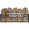 Home Decor Cestino multiuso Dkd Home Decor Cusine metallo legno MDF (37 x 19,8 x 7,5 cm)