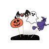 Fixo - Statuette in gomma EVA, Rubber, Halloween, 32,5 x 22,5 cm