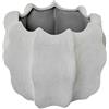 DRW Vaso da tavolo a Forma di Cactus in Ceramica in Grigio Sabbia 28x33x33 cm