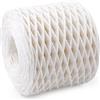 cyclingcolors 1x Rafia per fabbricazione cesti 1,5 mm 200 m Maglia Cappello Borsa Composizione floreale Decorazione Cucito, Bianco