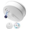 Tebetu Microcamera Spia in Soffitto WiFi 2.4G/5G, Videocamera Sorveglianza Interno HD 1080P, Microcamera Nascosta Invisibile con app, Visione Notturna, Rilevamento Movimento per ufficio/casa