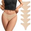 SHARICCA Biancheria intima senza cuciture, da donna, senza cuciture, perizoma, per hipster, sexy, comoda, biancheria intima, multicolore, XS-3XL, Multicolore-6P05, 3XL