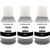Supply Guy 3x Inchiostro compatibile con Canon GI-51 PGBK Nero per Pixma G 1520 G 1530 G 1560 G 2520 G 2560 G 2570 G 3520 G 3560 G 3570 Series G 4570