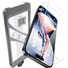 TAURI 2 Pezzi Pellicola Vetro Temperato per iPhone 15 Pro 6,1 Pollici, Rimozione Automatica Della Polvere, Durezza 9H Protettiva, Senza Bolle
