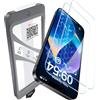 TAURI 2 Pezzi Pellicola Vetro Temperato per iPhone 14 6,1 Pollici, Rimozione Automatica Della Polvere, Durezza 9H Protettiva, Senza Bolle