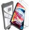 TAURI 2 Pezzi Pellicola Vetro Temperato per iPhone 15 6,1 Pollici, Rimozione Automatica Della Polvere, Durezza 9H Protettiva, Senza Bolle