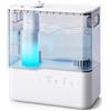 AROEVE Umidificatore Ambiente 5L, Ultrasuoni Nebbia Fredda Top-Fill Umidificatore con Diffusore Aromi, Luci Ambientale, Timer, 36H/25dB Silenzioso Umidificatore per Casa ufficio Bambini Piante