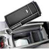 Z.MYUKI 【5 Colori】 3008 GT Line SUV Bracciolo Vassoio Organizer per Peugeot 5008 2017-2022 2023 Accessori Originali Console Centrale Scatola Portaoggetti (Nero)