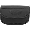 ends cuoio Borsa in Pelle Compatibile con Telepass per Moto, Borsa in Pelle Manubrio Adatta a Telepass, Borsa 100% Made in Italy Vera Pelle, Gadget Moto, Harley Davidson Accessori (Nero, Large)
