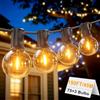 LONIUTO Catena Luminosa Esterno 45M,LED Catena Luminosa con 75+3 Luci G40, 2700K Bianco Caldo, IP45 Per Giardino, Terrazza e Feste